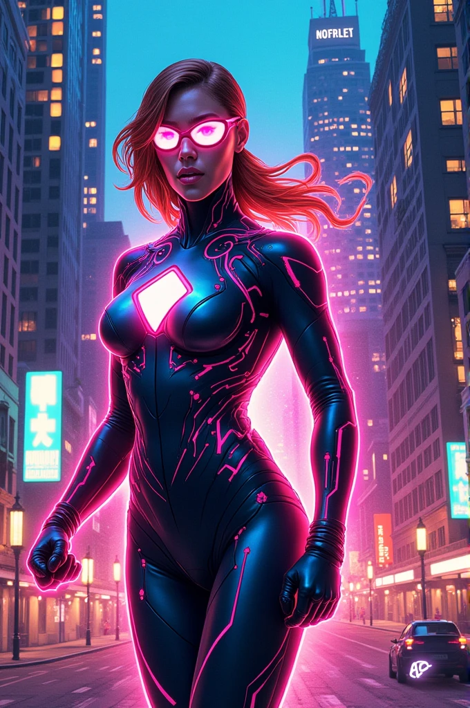 Create a holographic comic design stickers