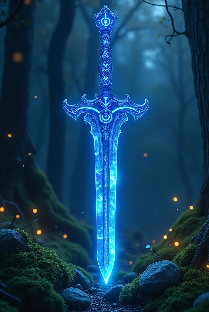 blue sword