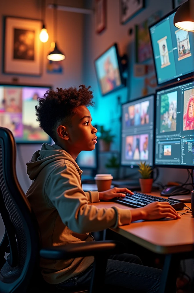 Chocolate color a boy him video editor