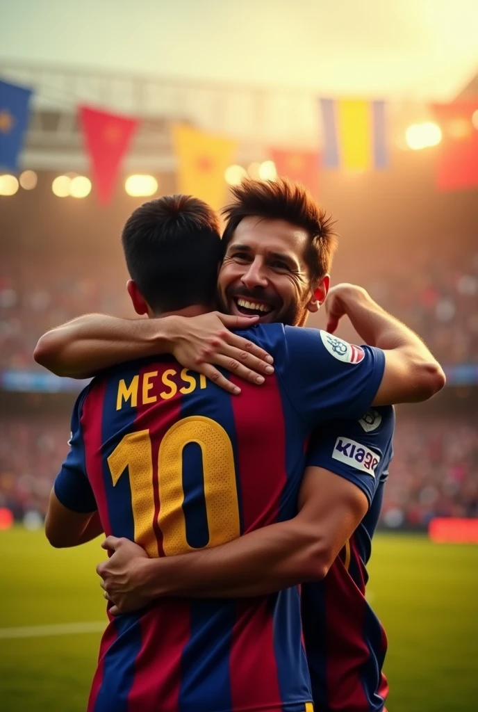 https://M.youtube.coM/shorts/v-BKnQS7uCM Man in video hugging Messi