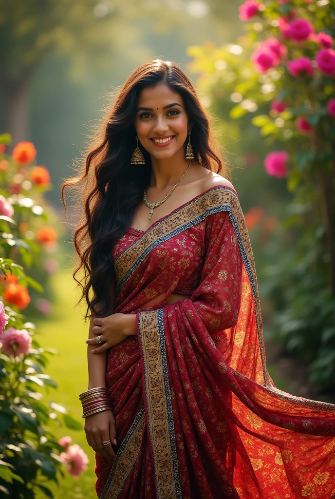 Dani daniels in sari