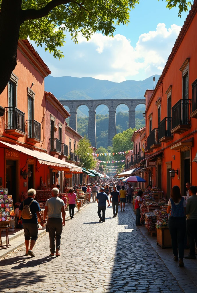 Overview of the city of Querétaro, Mexico 