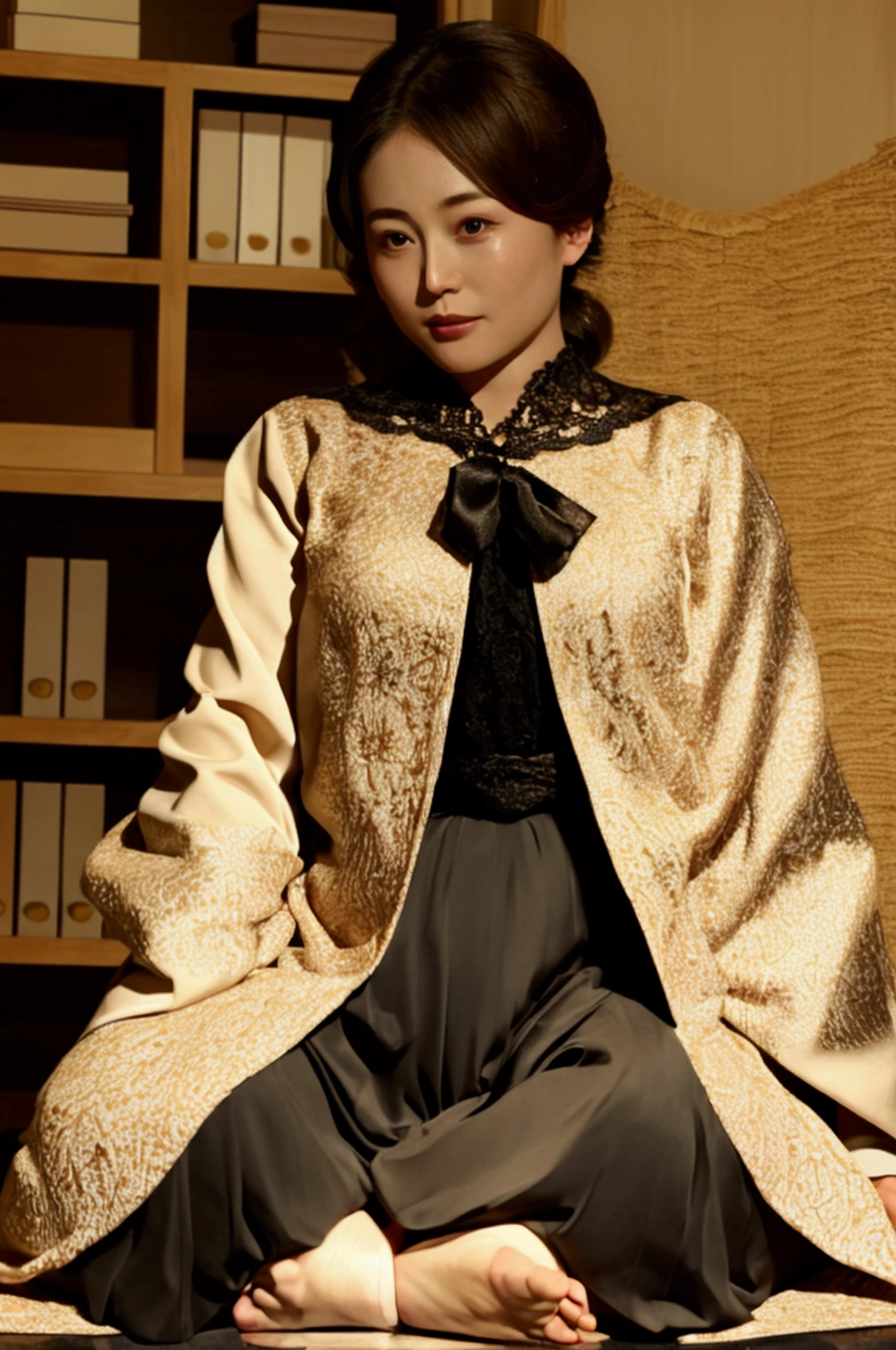 Japanese OL、Formal attire considered sexy.、Working in the office、Show your underwear