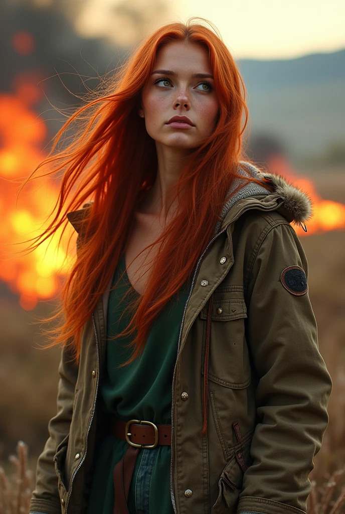 huge eyelashes, white dress,legs wearing jeans,A beautiful European red hair woman in iankara, filled with smoke and distant fire. Her hazel eyes are big and heavy. Expression of awe and excitement. "A photorealistic portrait of a 35-year-old girl with long, flowing red hair and striking hazel eyest. She should have a natural, approachable expression and be illuminated by soft, golden-hour sunlight. The background should be a scenic outdoor setting, perhaps a sunlit beach. Capture this image with a high-resolution photograph using an 50 mm lens for a flattering perspective."hyper realistic, ultra detailed photograph of a french Do-it-yourself woman, the woman is facing the camera depth of field, HOF, hall of fame, detailed gorgeous face, apocalyptic environment, natural body posture, professional photographer, captured with professional DSLR camera,huge eyelashes, green dress,ass wearing jeans,A beautiful European red hair woman in istanbul, filled with smoke and distant fire. Her hazel eyes are big and heavy. She wears a winter jacket, partly burned. Expression of awe and excitement. "A photorealistic portrait of a 35-year-old girl with long, flowing red hair and striking hazel eyest. Girl of 210,000 years ago: modern human presence in southeast Europe l, in the style of photorealistic portraiture, uhd image, remote village, rustic scenes, natural textures, modest clothing, realistic details, stone age costumes, natural skin, (cinematic 1.2, film grain:1.1)