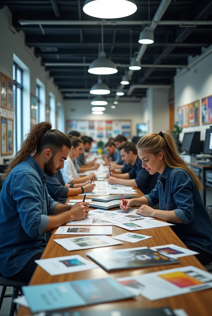 A printing company has the function of performing printing services in different formats and materials. The main functions of a printing company include:
Printing of Graphic Materials: Production of printed materials such as business cards, folders, cartazes, Flyers, Catalogues, magazines, textbooks, Packaging, among others.
Creation of Personalized Products: Printing of personalized products such as gifts, tshirts, Mugshots, banners, adhesives and much more.
Graphic Finishing: Services such as cutting, bending, lamination, bookbinding, and application of varnish or other types of finishes that give the final touch to printed materials.
Consulting and Graphic Design: Some printing companies also offer graphic design services, assisting in the creation and formatting of materials to be printed.
Digital and Offset Printing: Depending on the volume and the customer's need, printing companies can use different printing techniques, How digital (ideal for small runs) ou offset (more efficient for large volumes).
These functions make a printing company essential for companies and individuals who need high-quality printed materials for disclosure, Communication and Marketing.