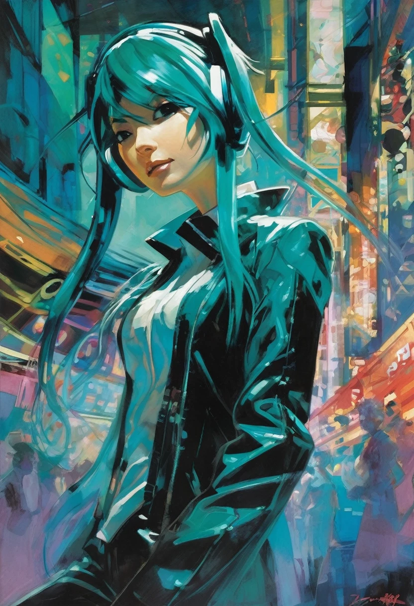 Hatsune Miku by John Watkiss