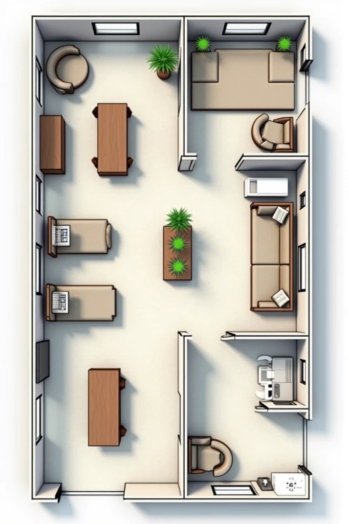 office floor plan 2d