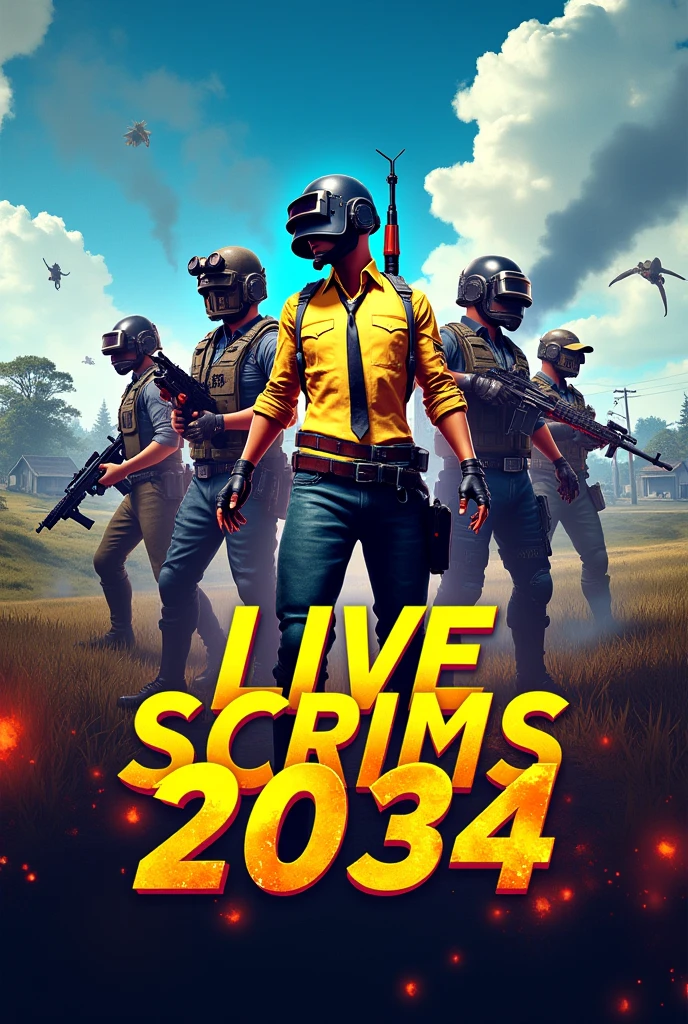 Pubg banner for live scrims
Name was Live SCRIMS 2034