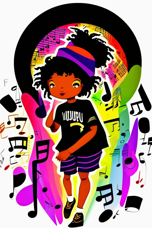 A background filled with scattered musical notes in various sizes and colors
A background completely filled with scattered musical notes in various sizes and colors, covering the entire screen.
beautiful girl colorful image
Dance hiphop Dance CREW Waacking Dance
Punking
gorilla dancer、
black medium hair black medium hair
Five fingers Baggy clothes Baggy clothes