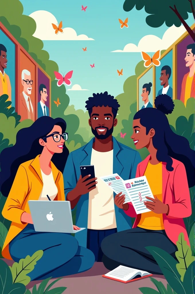 Make a poster about how are you going to relate this to responsible use of social media and information in a democratic society.