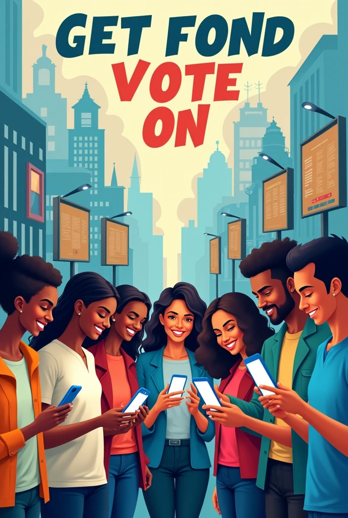 Make a poster about how are you going to relate the responsible use of social media and information in a democratic society.