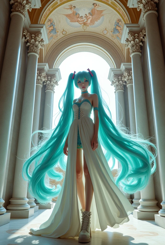 Naked giant Hatsune Miku