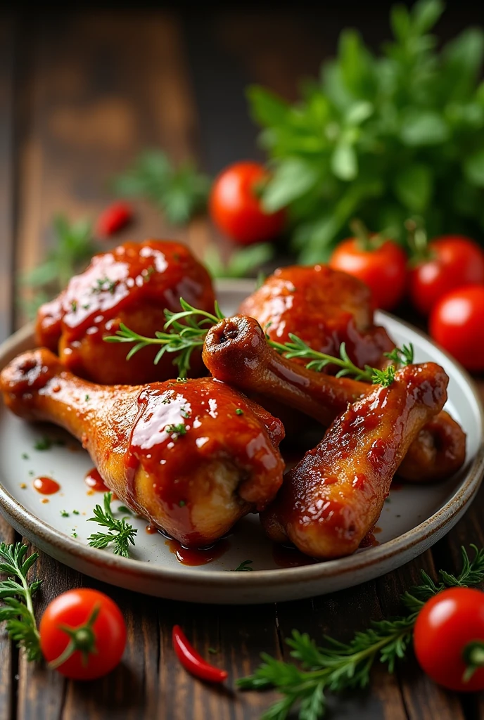 Please make as picture above but fix theres 4 drumstick there. Need two drumstick and 2 wings