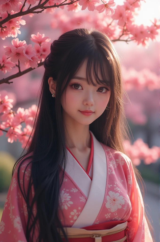A beutiful japnese girl with medium breast size