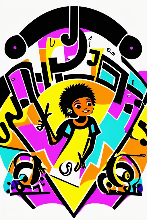 A background filled with scattered musical notes in various sizes and colors
A background completely filled with scattered musical notes in various sizes and colors, covering the entire screen.
beautiful girl colorful image
Dance hiphop Dance CREW Waacking Dance
Punking
gorilla dancer、
black medium hair black medium hair
Five fingers Baggy clothes Baggy clothes