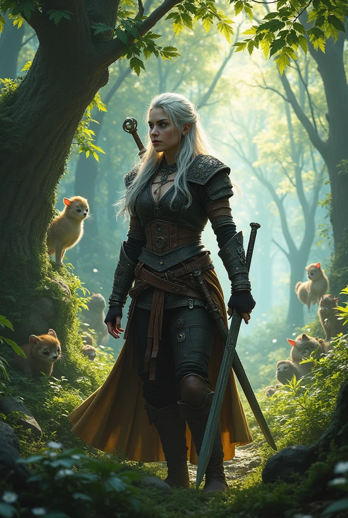 Ciri, the witcher 