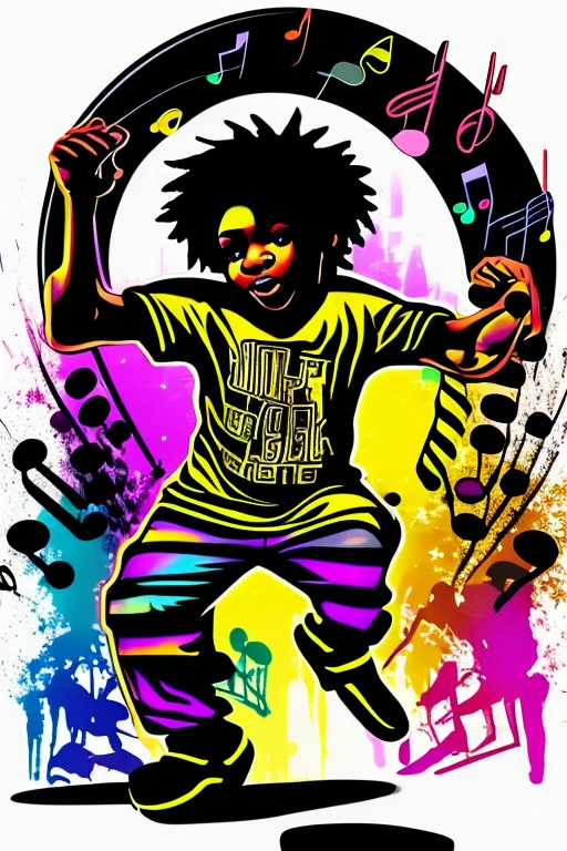 A background filled with scattered musical notes in various sizes and colors
A background completely filled with scattered musical notes in various sizes and colors, covering the entire screen.
beautiful girl colorful image
Dance hiphop Dance CREW Waacking Dance
Punking
gorilla dancer、
black medium hair black medium hair
Five fingers Baggy clothes Baggy clothes