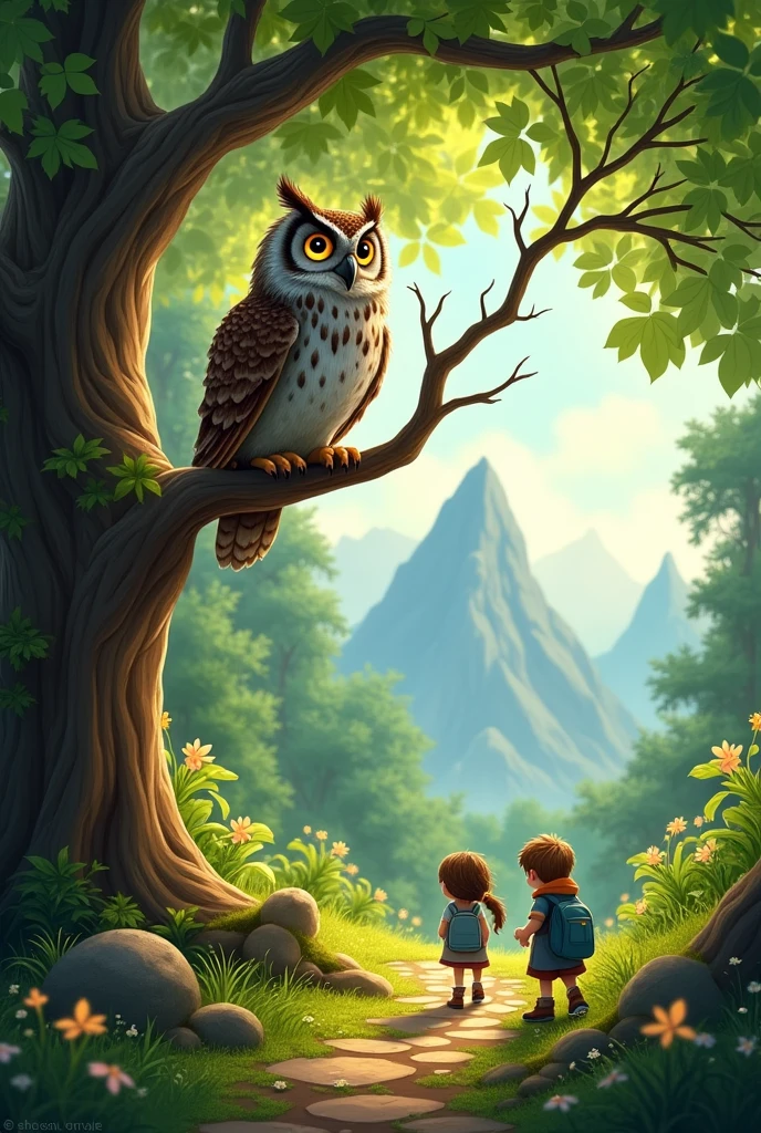 **Wise Old Owl** - A knowledgeable and helpful forest creature who provides Sammy and Bella with directions to reach the Singing Mountain.