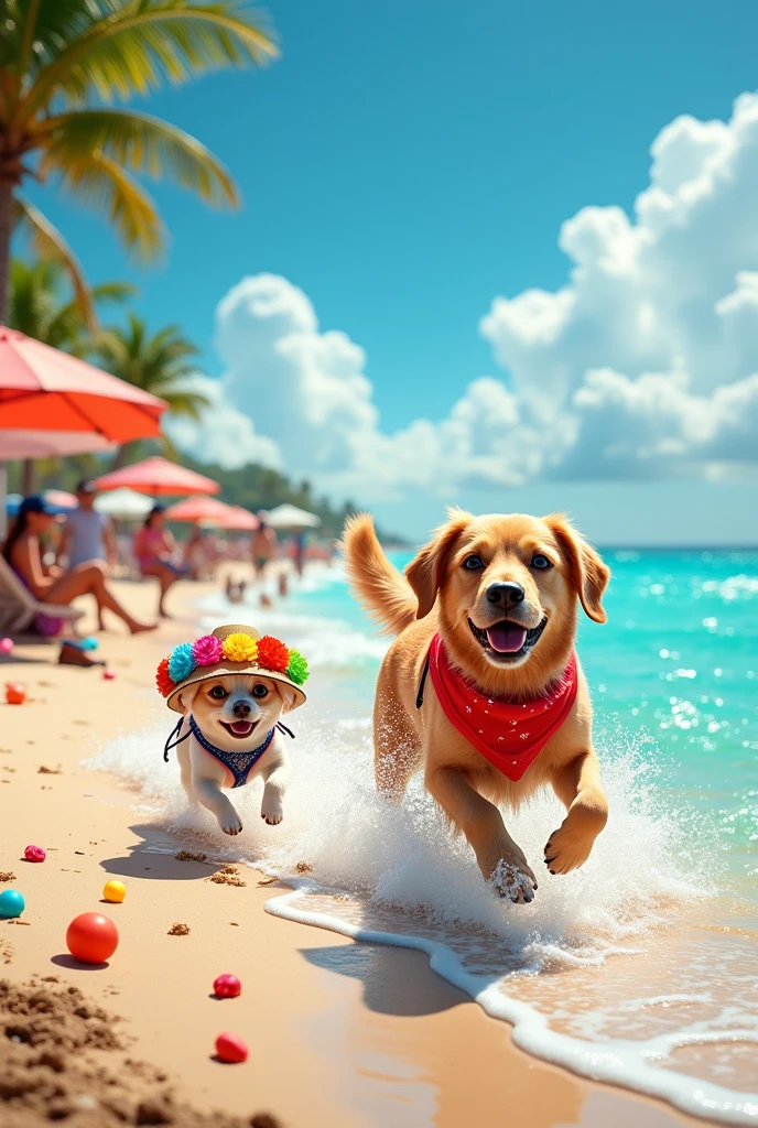 Event name: Pretty Petty On Beach, an activity for pets on the beach