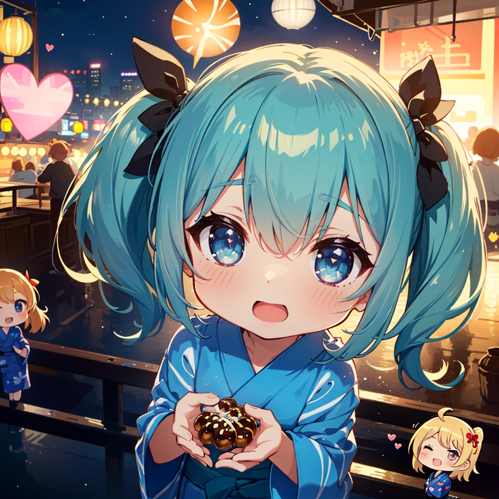 Photo realistic, short bang, floating hair, (cute), big eyes, detailed eyes, shiny eyes, clear eyes,
(Polite Smile),
Remembering a super cute moment, depth of field, 8k, 16k,
young, baby face, half-closed eyes, full-face blush,
chibi: 1.5 1 girl, big eyes, detailed eyes,
(Magnificent Panorama View: 1.3),
(masterpiece), (best quality: 1.5),
immature, , little kids,
Child girl, 
(low: 1.3) twintails),
wearing tights,
red ribbon,
(blue pleated skirt),
, flat chest, kawaii, skinny, outdoors, bokeh, beautiful detailed extremely illustration,
(((a lot chibis))), (multiple chibis),
Mysterious lights, artifact,
best quality, ultra detailed 8k cg render, masterpiece, high resolution, extremely detailed,
A beautiful dreamy object,
My Soul Shouts Do Your Best,
funny, amusing, tasty, juicy, spicy,
pastel, yellow light, light particles, bokeh effects, soft light,
nendoroid, chibi, osakeDos,
(million+girls: 1.2), (group shot: 1.2), extremely
composition,
Smiling, from behind,
(Daily Life),
backlighting,
(from above, looking at camera),
super fine illustration, best quality, extremely detailed, full body,
(masterpiece), (best quality: 1.5), (insanely detailed),
Super fine concept art, extremely detailed, hard surface,
best quality,
science fiction,
(original character),
((multiple girls)),
(Don't stop the love),
(seriously) (((girls))),
(((dating application a girl))),
(((heart))), (emotions),
(((yukata))), (fair),
((favorite)),
(support),
(stan),
(((eat takoyaki))),
(day),
