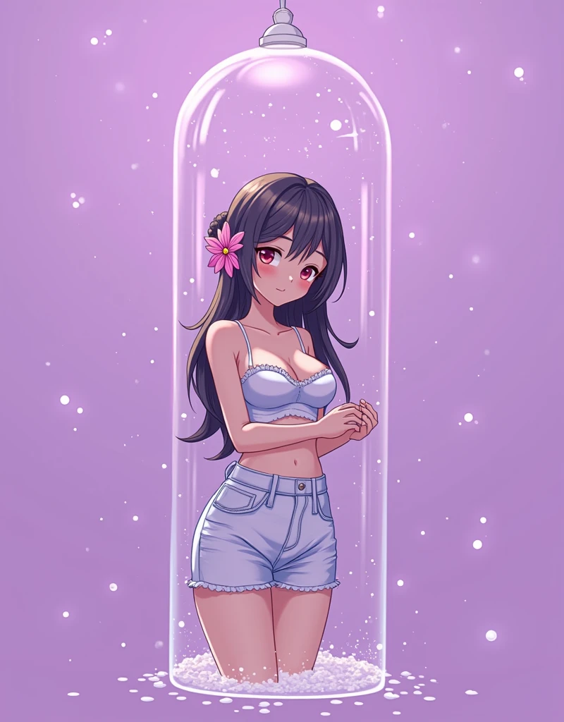 {{{{{3,318 trillion pixels high resolution, vivid filter, nsfw, A girl I thought was still very young showed her panting face and ample breasts so I gave her an aphrodisiac to make her look even sexier and her innocent appearance was tinted with a sexy aura, As she increases the concentration of the aphrodisiac she begins to kneeling straddling her lover and cowgirling, Realistic scenery and lovely nudity Japanese girl in a romantic Cylindrical crystal sparkling herbarium filled with flower oil, She's panting sleepy and pursing her lips just before accepting a cute kiss, unhooking her bra to reveal her nipples and full tits, thicken the lips look pretty, Her fluffy skin and curvy back, Boobs are fluffy and bouncy, Tits that get rounder bigger}}}}}, {{{{{detail of The panting face of a neat and cheerful girl loved by everyone, Her cute nipples and supple legs and romantic panting Inside a sparkling herbarium in female hormones oil depicted in detail, Trapping her in a cylindrical sparkling herbarium and oiling her to make her pretty and sexy, sideboob}}}}},{{{{{The hormones in the sparkling herbarium cause the innocent girl to change rapidly tits swelled up to huge gazongas form two beautiful mountains revealing a tight cleavage, It's too cute and innocent to see her go into her own world panting, magical in a romantic Cylindrical crystal herbarium filled with female hormones, All the sexiness that's amplified inside her makes her panting, Cuteness preserved forever shining in exchange for life from her, her beautiful slender underbust, slender curvy cute waistline, an lewd fetish for lips and necks and waistlines, her clearer nip line from underbust to hips, gloomy straight long ribbon twintails wig, thick vivid lips}}}}},{{Extremely detailed}},{{{{{heroine girl's Sexually unused body with pure and innocent aura}}}}}