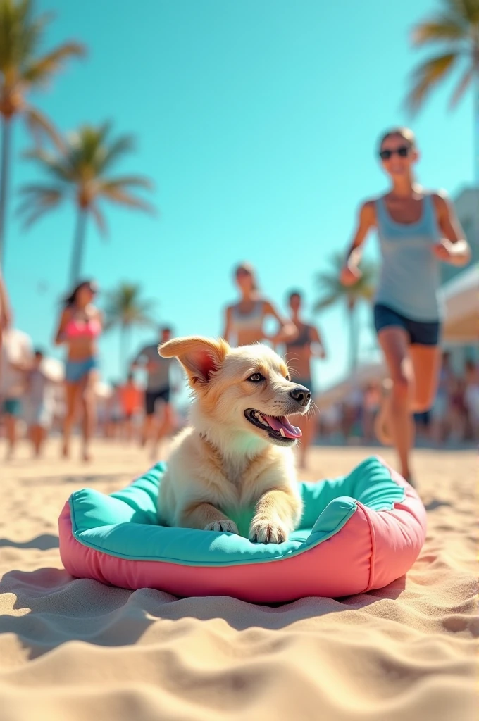 Pretty Petty, a pet bed product that eliminates ticks and fleas using sonic waves. Target group : Pet owner, dog, cat, man / Female, age 22-41 years, First Jobber and above, Value Proposition : Pet bed products made of cooling gel material, dogs can't bite it, the fabric is waterproof, can be removed and washed, 100% safe for people and pets. %
Persuasion tools :
Tiktok : Send products for influencers to try and post product reviews on Line. : Open chat ผ่าน Application line
IG : Promote products through Facebook Reels : Create a product page for selling and announcing promotions. Pretty Petty Beach organizes activities for Pet Lovers, bringing their dogs to participate in activities such as running, eating, showing special abilities, and talking and exchanging various experiences.
