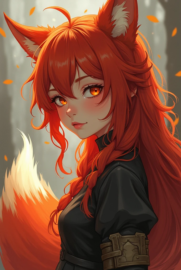 
a red-haired girl with a fox tail and ears anal swx
