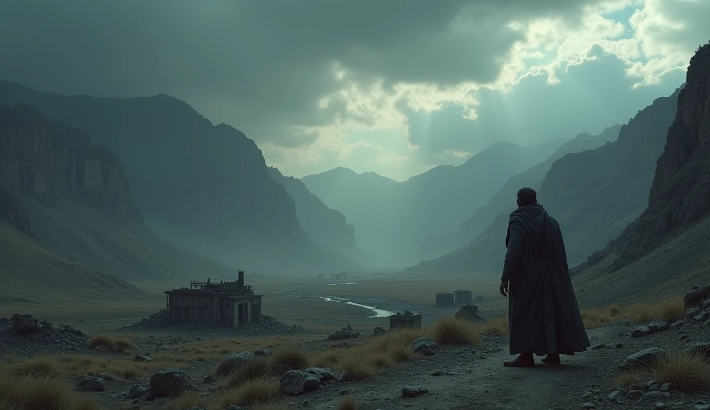 In a desolate place near this village lived a notorious man named Ahmad Khan.