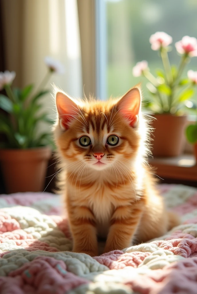Kitten sitting