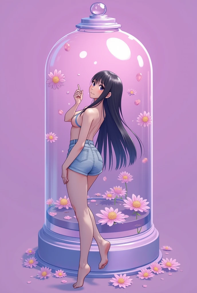 {{{{{3,318 trillion pixels high resolution, vivid filter, nsfw, A girl I thought was still very young showed her panting face and ample breasts so I gave her an aphrodisiac to make her look even sexier and her innocent appearance was tinted with a sexy aura, Realistic scenery and lovely nudity Japanese girl in a romantic Cylindrical crystal sparkling herbarium filled with flower oil, She's panting sleepy and pursing her lips just before accepting a cute kiss, unhooking her bra to reveal her nipples and full tits, thicken the lips look pretty, Her fluffy skin and curvy back, Boobs are fluffy and bouncy, Tits that get rounder bigger}}}}}, {{{{{detail of The panting face of a neat and cheerful girl loved by everyone, Her cute nipples and supple legs and romantic panting Inside a sparkling herbarium in female hormones oil depicted in detail, Trapping her in a cylindrical glittering herbarium and pouring in oils that remake her young and pretty and sexy, sideboob}}}}},{{{{{The hormones in the sparkling herbarium cause the innocent girl to change rapidly tits swelled up to huge gazongas form two beautiful mountains revealing a tight cleavage, It's too cute and innocent to see her go into her own world panting, All the sexiness that's amplified inside her makes her panting, Cuteness preserved forever shining in exchange for life from her, her beautiful slender underbust, slender curvy cute waistline, an lewd fetish for lips and necks and waistlines, her clearer nip line from underbust to hips, gloomy straight long ribbon twintails wig, thick vivid lips}}}}},{{Extremely detailed}},{{{{{heroine girl's Sexually unused body with pure and innocent aura}}}}}