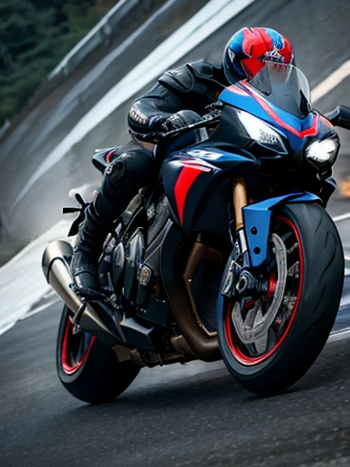 monster motorcycle, (speed lines:1.5),