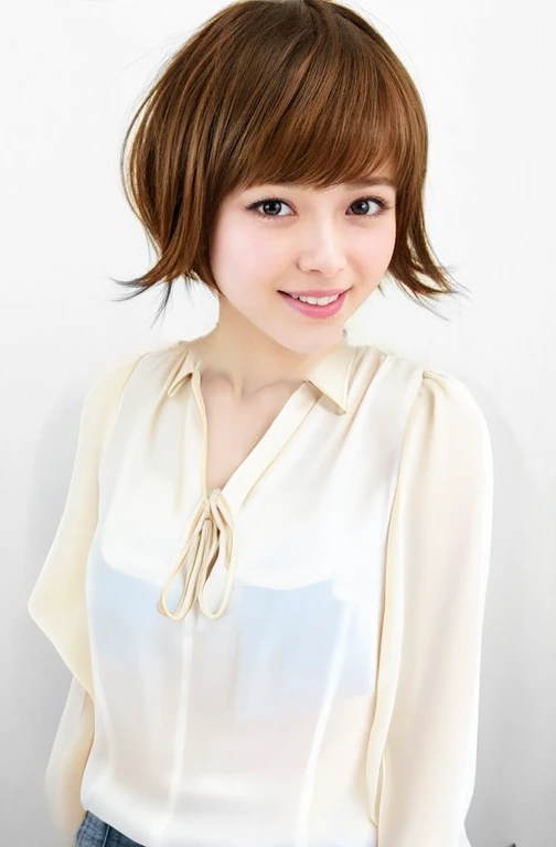 beige blouse