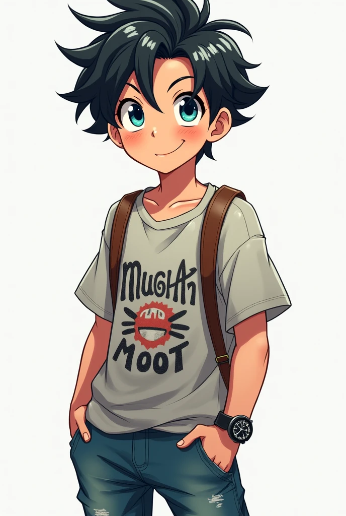 2d anime boy no background