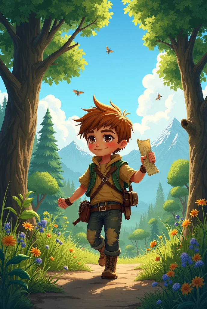 A boy named Stevcho who is an adventurer