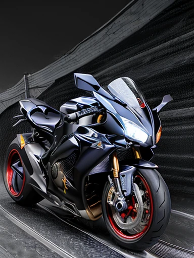 monster motorcycle, (speed lines:1.8),
