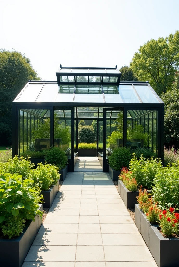 Green house
Basic Shape:
Draw a rectangular or square base for the greenhouse. Modern greenhouses often have clean, geometric shapes.
Structure:
Add a slanted or flat roof to the base. A modern greenhouse might have a flat roof with large glass panels or a gently sloped roof for better water runoff.
Glass Panels:
Draw large, transparent glass panels or polycarbonate sheets on the walls and roof. Modern greenhouses use these materials to maximize light entry.
Frame:
Outline a sleek, minimalist frame. Use straight lines to indicate metal or aluminum framing around the glass panels. The frame should be simple and unobtrusive.
Doors and Windows:
Sketch a sliding or double door at the entrance. Modern greenhouses often have large glass doors or doors with clean lines. Include smaller windows if desired, usually in the same glass material.
Ventilation:
Indicate ventilation panels or louvers on the roof or side walls. These can be small rectangles or triangular shapes.
Surroundings:
Draw a clean, uncluttered surrounding area, possibly with a simple paved path leading to the greenhouse. You might also add a minimalistic garden or some planters around the base.
