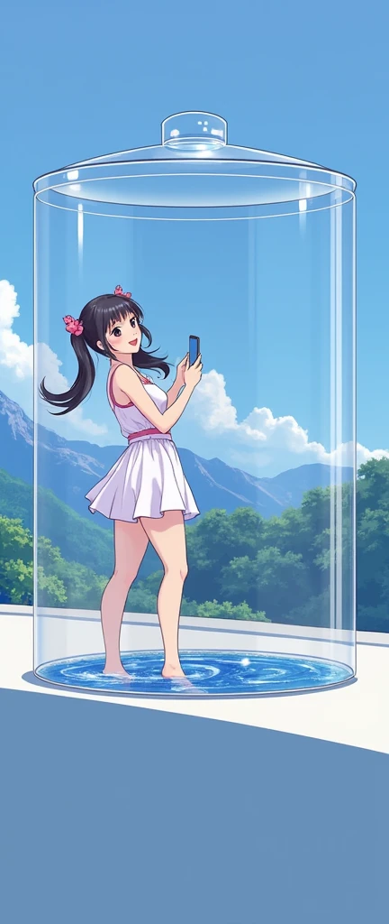 {{{{{3,318 trillion pixels high resolution, vivid filter, nsfw, A girl I thought was still very young showed her panting face and ample breasts so I gave her an aphrodisiac to make her look even sexier and her innocent appearance was tinted with a sexy aura, Realistic scenery and lovely nudity Japanese girl in a romantic Cylindrical crystal sparkling herbarium filled with flower oil, She's panting sleepy and pursing her lips just before accepting a cute kiss, unhooking her bra to reveal her nipples and full tits, thicken the lips look pretty, Her fluffy skin and curvy back, Boobs are fluffy and bouncy, Tits that get rounder bigger}}}}}, {{{{{detail of The panting face of a neat and cheerful girl loved by everyone, Her cute nipples and supple legs and romantic panting Inside a sparkling herbarium in female hormones oil depicted in detail, Trapping her in a cylindrical glittering herbarium and pouring in oils that remake her young and pretty and sexy, sideboob}}}}},{{{{{The hormones in the sparkling herbarium cause the innocent girl to change rapidly tits swelled up to huge gazongas form two beautiful mountains revealing a tight cleavage, It's too cute and innocent to see her go into her own world panting, All the sexiness that's amplified inside her makes her panting, Cuteness preserved forever shining in exchange for life from her, her beautiful slender underbust, slender curvy cute waistline, an lewd fetish for lips and necks and waistlines, her clearer nip line from underbust to hips, gloomy straight long ribbon twintails wig, thick vivid lips}}}}},{{Extremely detailed}},{{{{{heroine girl's Sexually unused body with pure and innocent aura}}}}}
