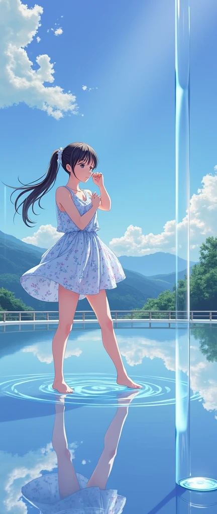 {{{{{3,318 trillion pixels high resolution, vivid filter, nsfw, A girl I thought was still very young showed her panting face and ample breasts so I gave her an aphrodisiac to make her look even sexier and her innocent appearance was tinted with a sexy aura, Realistic scenery and lovely nudity Japanese girl in a romantic Cylindrical crystal sparkling herbarium filled with flower oil, She's panting sleepy and pursing her lips just before accepting a cute kiss, unhooking her bra to reveal her nipples and full tits, thicken the lips look pretty, Her fluffy skin and curvy back, Boobs are fluffy and bouncy, Tits that get rounder bigger}}}}}, {{{{{detail of The panting face of a neat and cheerful girl loved by everyone, Her cute nipples and supple legs and romantic panting Inside a sparkling herbarium in female hormones oil depicted in detail, Trapping her in a cylindrical glittering herbarium and pouring in oils that remake her young and pretty and sexy, sideboob}}}}},{{{{{The hormones in the sparkling herbarium cause the innocent girl to change rapidly tits swelled up to huge gazongas form two beautiful mountains revealing a tight cleavage, It's too cute and innocent to see her go into her own world panting, All the sexiness that's amplified inside her makes her panting, Cuteness preserved forever shining in exchange for life from her, her beautiful slender underbust, slender curvy cute waistline, an lewd fetish for lips and necks and waistlines, her clearer nip line from underbust to hips, gloomy straight long ribbon twintails wig, thick vivid lips}}}}},{{Extremely detailed}},{{{{{heroine girl's Sexually unused body with pure and innocent aura}}}}}