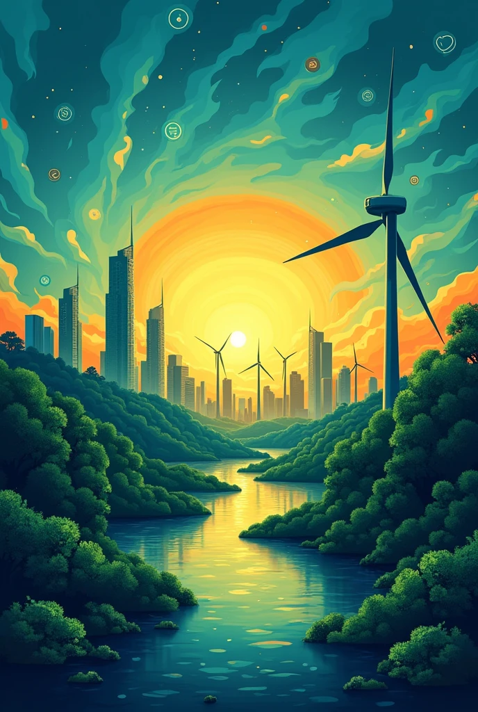 Carbon peaking、carbon-neutral,Text background image