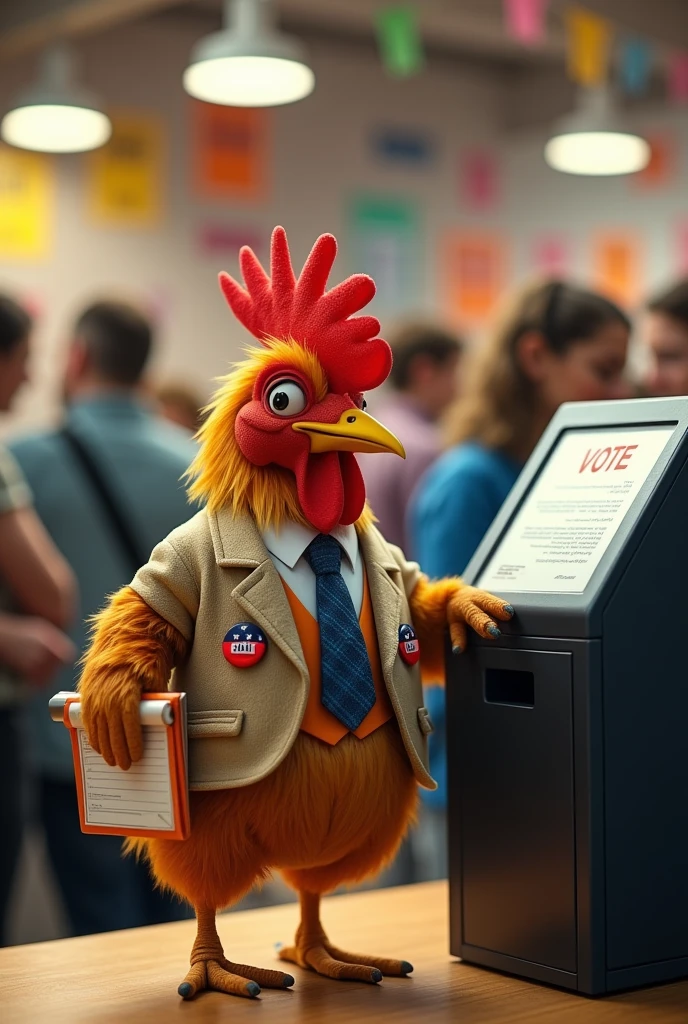 Candidate Hen for Electronic Ballot Box 
