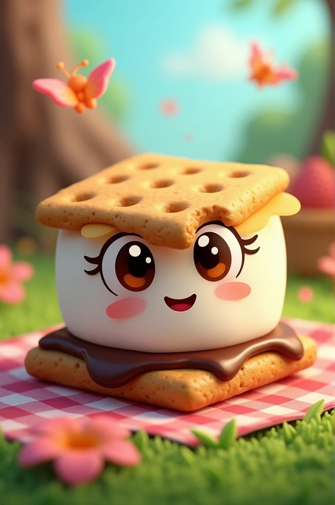Cute 3d S'more Icon
