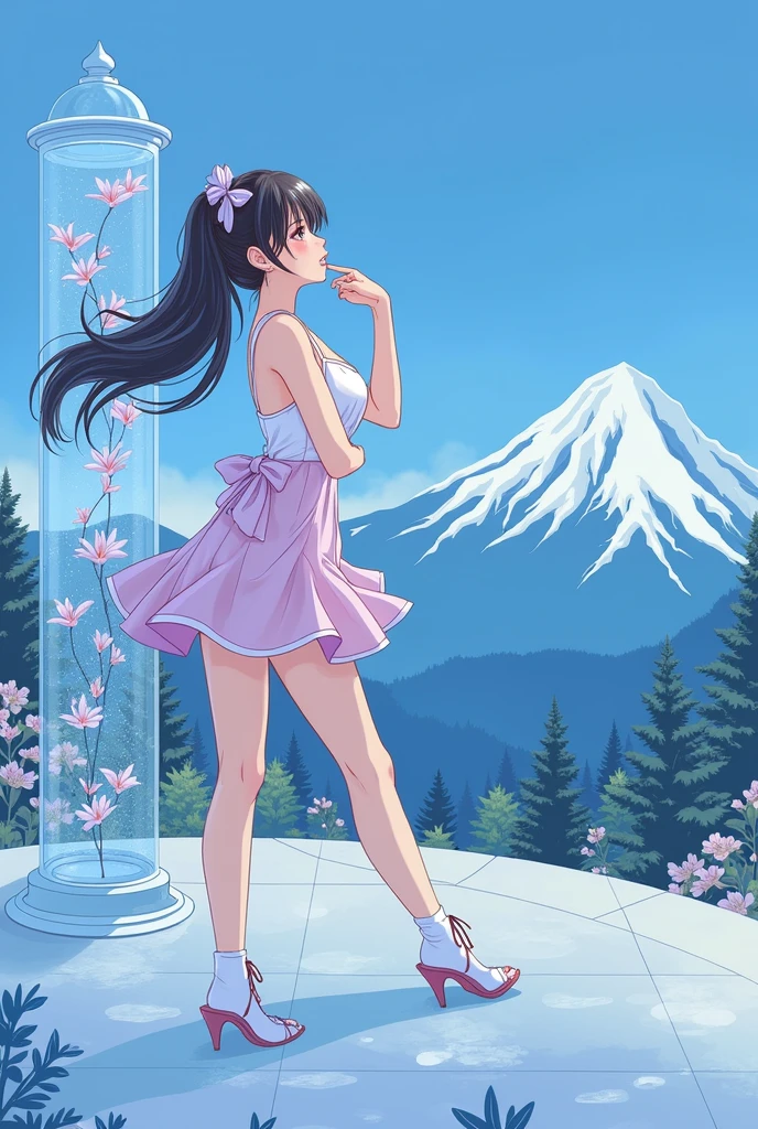 {{{{{3,318 trillion pixels high resolution, vivid filter, nsfw, A girl I thought was still very young showed her panting face and ample breasts so I gave her an aphrodisiac to make her look even sexier and her innocent appearance was tinted with a sexy aura, Realistic scenery and lovely nudity Japanese girl in a romantic Cylindrical crystal sparkling herbarium filled with flower oil, She's panting sleepy and pursing her lips just before accepting a cute kiss, unhooking her bra to reveal her nipples and full tits, thicken the lips look pretty, Her fluffy skin and curvy back, Boobs are fluffy and bouncy, Tits that get rounder bigger}}}}}, {{{{{detail of The panting face of a neat and cheerful girl loved by everyone, Her cute supple legs and romantic panting Inside a sparkling herbarium in female hormones oil depicted in detail, in detail her cute bra hook, Trapping her in a cylindrical glittering herbarium and pouring in oils that remake her young and pretty and sexy, sideboob}}}}},{{{{{The hormones in the sparkling herbarium cause the innocent girl to change rapidly tits swelled up to huge gazongas form two beautiful mountains revealing a tight cleavage, It's too cute and innocent to see her go into her own world panting, All the sexiness that's amplified inside her makes her panting, Cuteness preserved forever shining in exchange for life from her, her beautiful slender underbust, slender curvy cute waistline, an lewd fetish for lips and necks and waistlines, her clearer nip line from underbust to hips, gloomy straight long ribbon twintails wig, thick vivid lips}}}}},{{Extremely detailed}},{{{{{heroine girl's Sexually unused body with pure and innocent aura}}}}}