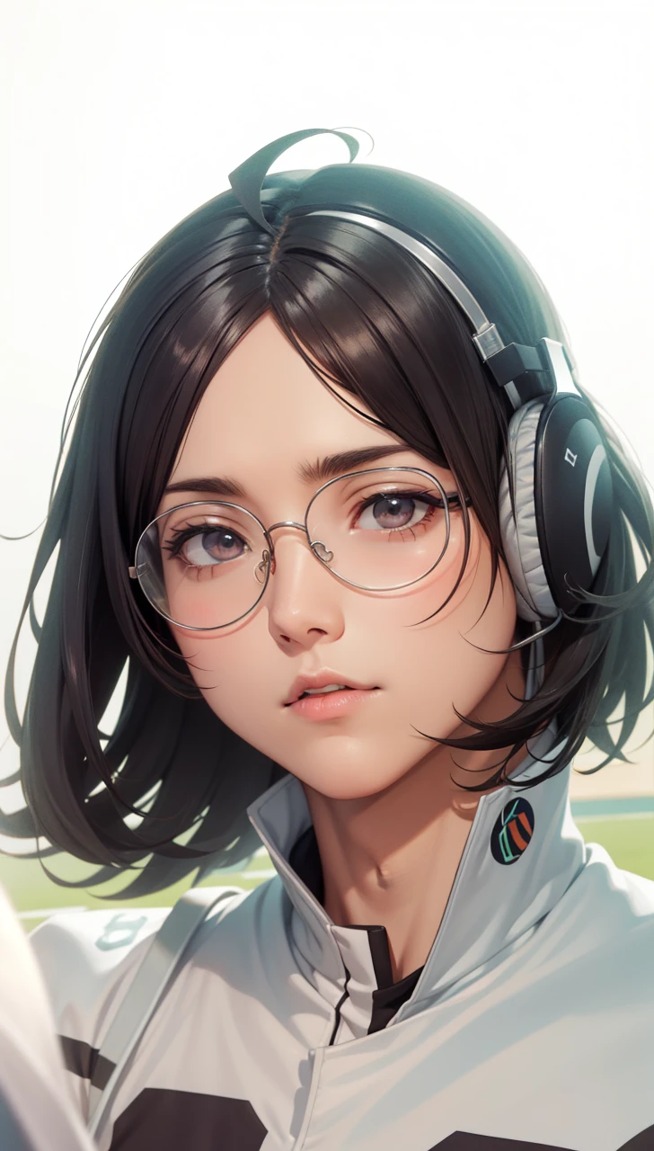 Ren Amamiya Persona, アニメ,football uniform, glasses, headphones on head