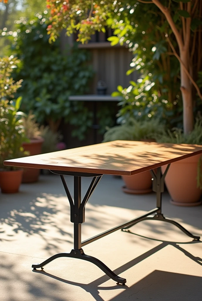 Create the easiest, simplest and firmest folding table