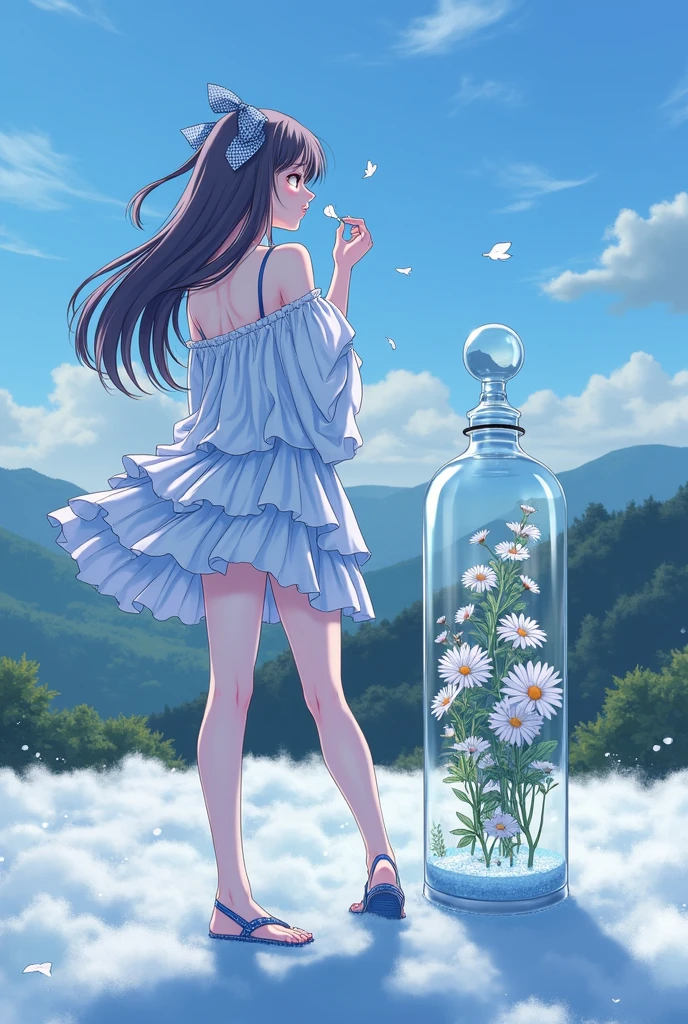 {{{{{3,318 trillion pixels high resolution, vivid filter, nsfw, A girl I thought was still very young showed her panting face and ample breasts so I gave her an aphrodisiac to make her look even sexier and her innocent appearance was tinted with a sexy aura, Realistic scenery and lovely nudity Japanese girl in a romantic Cylindrical crystal sparkling herbarium filled with flower oil, She's panting sleepy and pursing her lips just before accepting a cute kiss, unhooking her bra to reveal her nipples and full tits, thicken the lips look pretty, Her fluffy skin and curvy back, Boobs are fluffy and bouncy, Tits that get rounder bigger}}}}}, {{{{{detail of The panting face of a neat and cheerful girl loved by everyone, Her cute supple legs and romantic panting Inside a sparkling herbarium in female hormones oil depicted in detail, in detail her cute bra hook, Trapping her in a cylindrical glittering herbarium and pouring in oils that remake her young and pretty and sexy, sideboob}}}}},{{{{{The hormones in the sparkling herbarium cause the innocent girl to change rapidly tits swelled up to huge gazongas form two beautiful mountains revealing a tight cleavage, It's too cute and innocent to see her go into her own world panting, All the sexiness that's amplified inside her makes her panting, Cuteness preserved forever shining in exchange for life from her, her beautiful slender underbust, slender curvy cute waistline, an lewd fetish for lips and necks and waistlines, her clearer nip line from underbust to hips, gloomy straight long ribbon twintails wig, thick vivid lips}}}}},{{Extremely detailed}},{{{{{heroine girl's Sexually unused body with pure and innocent aura}}}}}