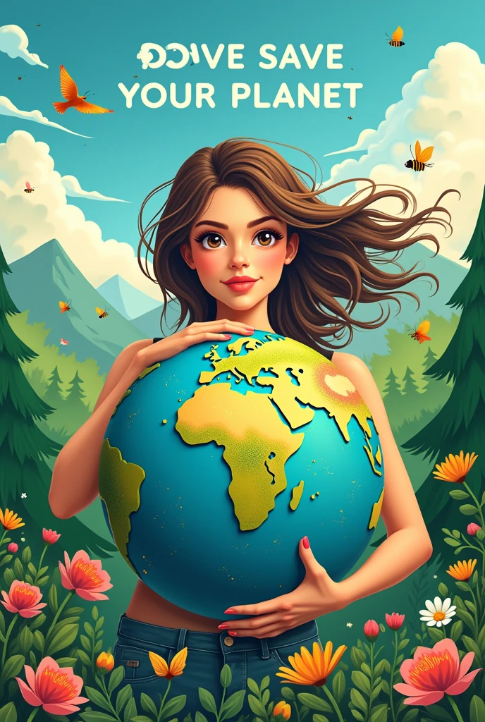 Poster to save environment