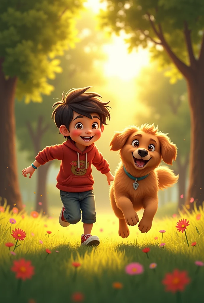 Once Rahul recovers, he joyfully plays with Tony again. Their happiness and the depth of their friendship are evident. Tony's eyes show trust, and Rahul's eyes reflect deep love for his true friend.3rdAnimastion