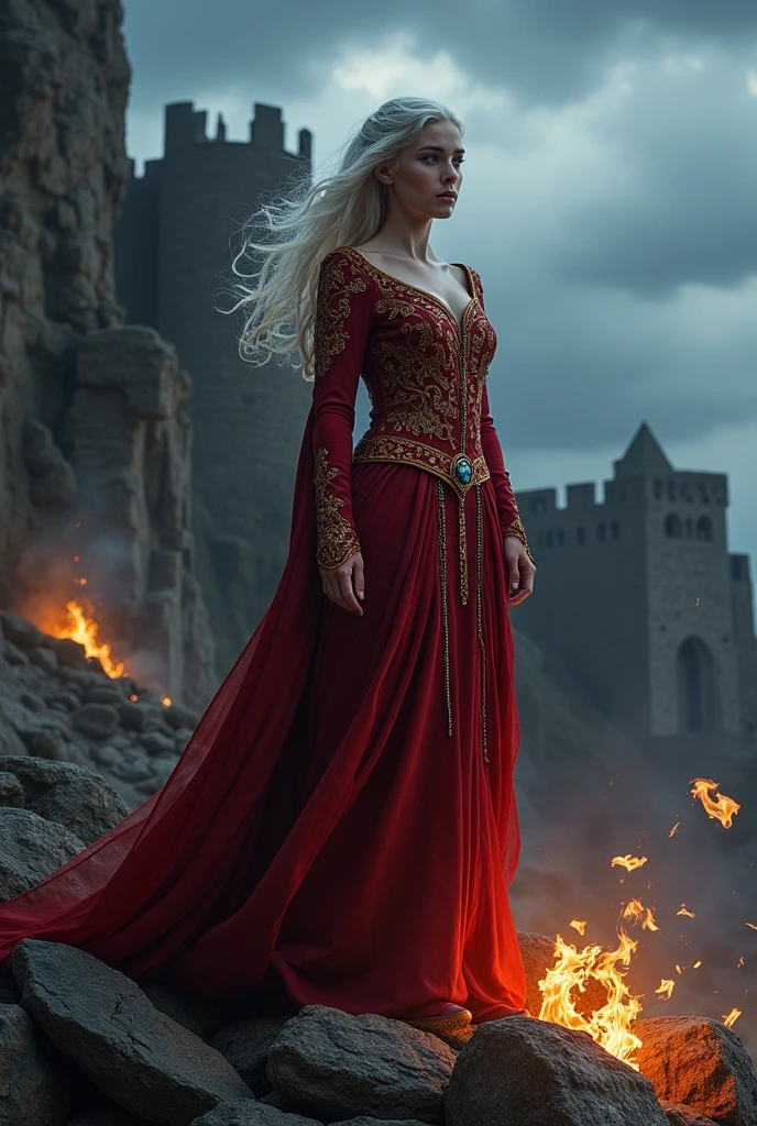 Lizzie Saltzman as a Targaryen