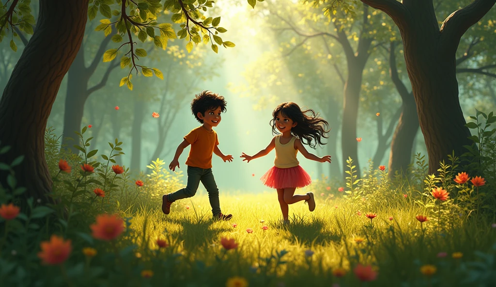 One day, when Ashmil and Prishey went to play in the forest, Ahmed Khan saw the opportunity and made his move.