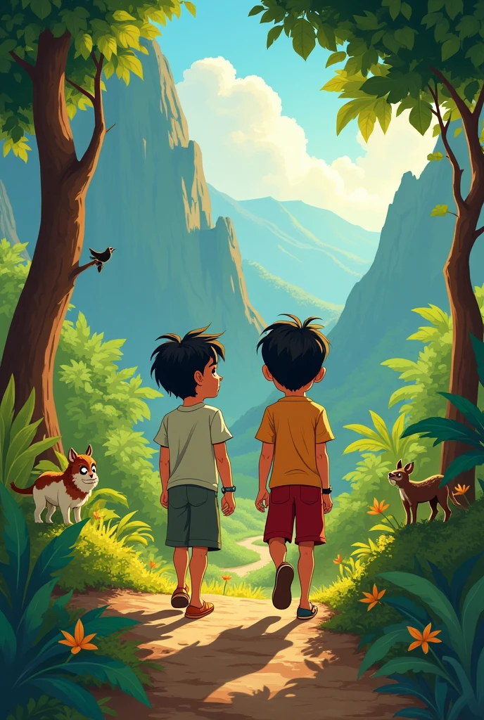 **"An Ordinary Boy's Incredible Journey: Uncover the Hidden Treasure in the Quest for Truth! Discover How Veeru and Ramoo Transformed Their Destiny Through Struggle and Integrity."**
This prompt creates a sense of mystery and suspense that can entice viewers to click.